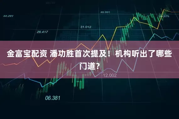 金富宝配资 潘功胜首次提及！机构听出了哪些门道？