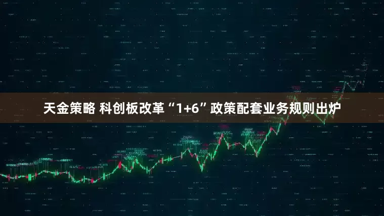 天金策略 科创板改革“1+6”政策配套业务规则出炉